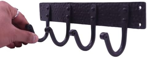 The Metal Magician Coat Hanger, Set of 4 Hooks for Hanging Heavy Duty, Door Hanger Hook, Used As Hat Organizer, Towel Hooks for Bathrooms, Plate Hangers for The Wall, Purse Hanger, Coat Hanger