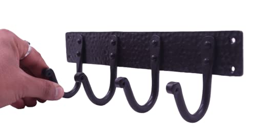 The Metal Magician Coat Hanger, Set Of 4 Hooks For Hanging Heavy Duty, Door Hanger Hook, Used As Hat Organizer, Towel Hooks For Bathrooms, Plate Hangers For The Wall, Purse Hanger, Coat Hanger #TOP10