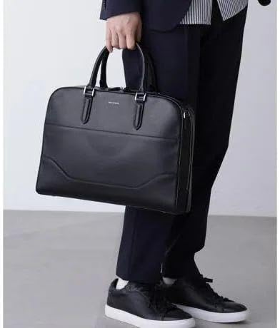 希少 IL BISONTEイルビゾンテレザー ビジネスバッグ ブラック メンズ