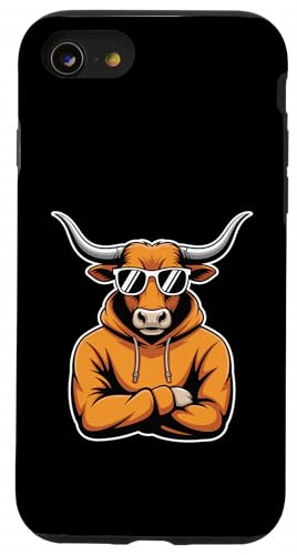 Texas Cowboy Skull Western Rodeo Cowboy X}zP[X iPhone SE (2020) / 7 / 8 p