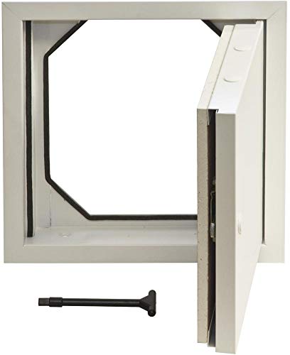 Arctic Hayes FRPS1 Feuerschutz-Zugangsplatte, 300 mm x 300 mm, weiß, 300mm x 300mm