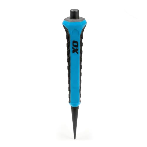 OX Pro Nail Punch with Grip - Hardened Steel, 1/16 Inch Tip