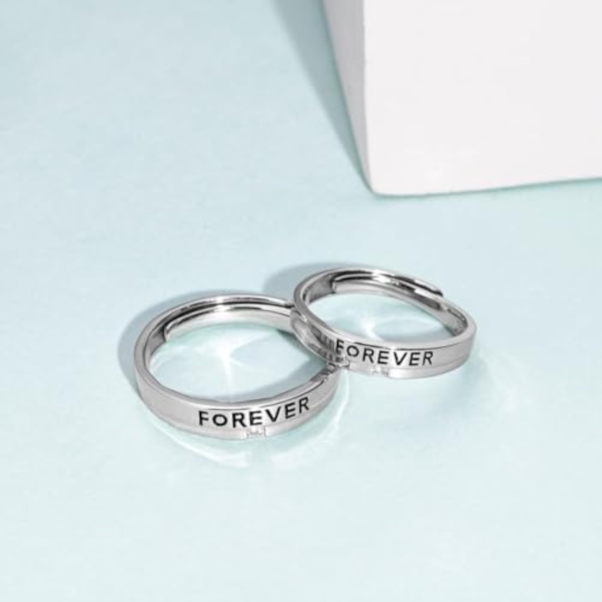 925 Sterling Silver Contemporary Rhodium Plated Ring