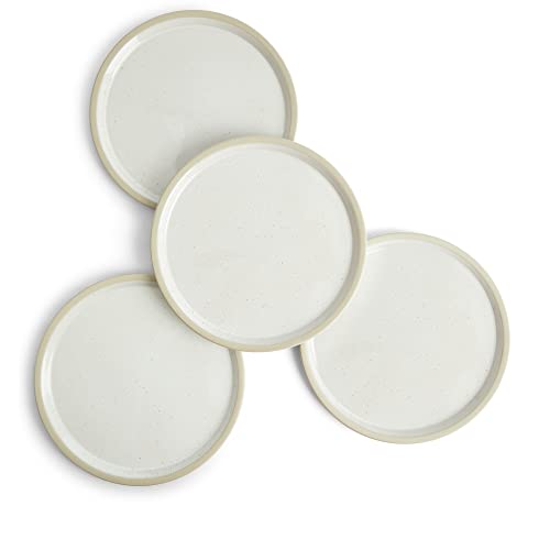 Royal Doulton Urban Dining Plate/Lid 25.5cm/10in White Set of 4, 25.5 centimeters