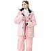 YEEFINE Women's Ski Suit Two Piece Waterproof Ski Pink Jacket and Pink Pants Set Windproof Winter Snow Coat Warm Snowsuits
