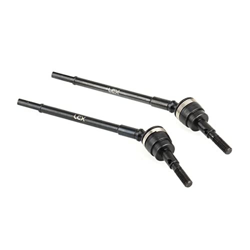 LCX Racing 1/10 RC Crawler Auto Hartstahl CVD AR44 Achse Vorderachswelle AR44 Universal Achse Set für Axial SCX10 II 90046 90047, Upgrades Teile Zubehör
