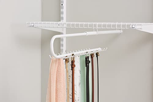 Rubbermaid Configurations Tie & Belt Valet, White, Accessories Closet Organization System And Storage #TOP15