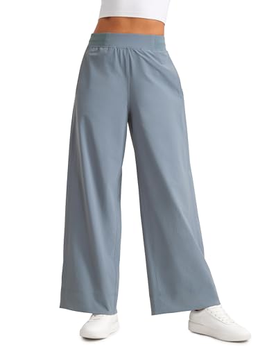 Amazon.com: CRZ YOGA Stretch Wide Leg Casual Pants for Women 30