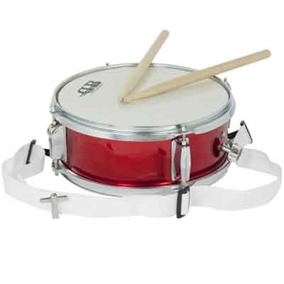 DB Percussion DB0100 - Caja infantil 10" x 4" 4 divabedul-bordon, color rojo Cover