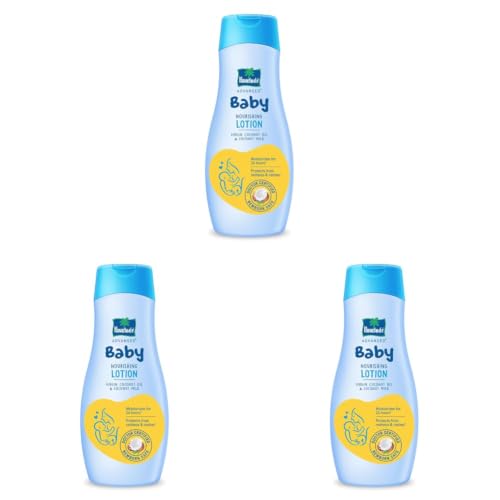 Image of Parachute Advansed Baby Lotion for New Born Babies | Doctor Certified | Virgin Coconut Oil & Coconut Milk | Ph 5.5 | 24 Hour Moisturization | 410ml (Pack of 3)