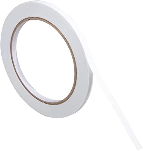 Dpm tapes Ruban adhésif double face pour loisirs créatifs, transparent, ciseaux inutiles, ruban adhésif pour décorations de photos, Saint-Valentin, vacances, collage invisible (6 mm x 20 m) Cover