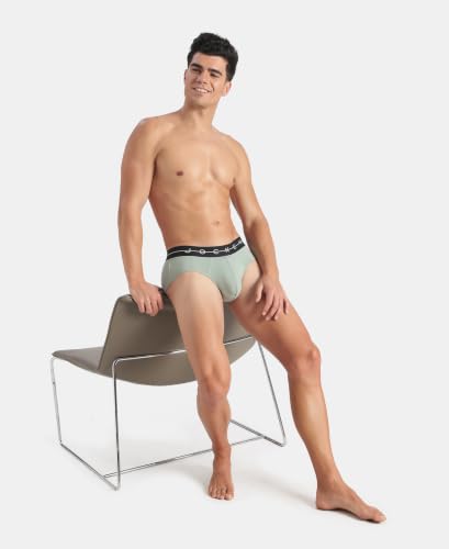 Image of Jockey NY15 Men's Super Combed Cotton Elastane Stretch Solid Brief with Ultrasoft Waistband (Pack of 2)