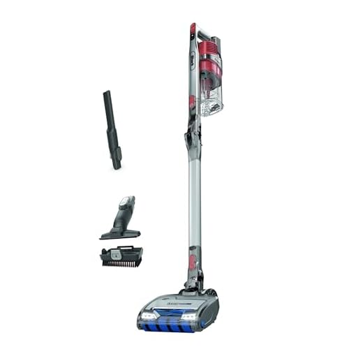 Shark IZ483H Vertex Cordless Stick Vacuum with DuoClean PowerFins, MultiFLEX, Crevice Tool, Pet Multi-Tool & Anti-Allergen Brush, 120-min Runtime, Double Battery, Rosewood