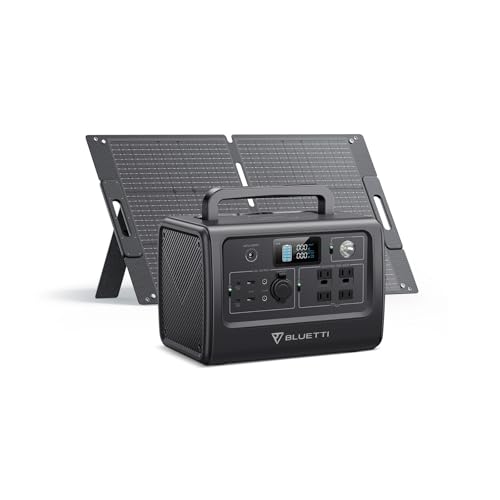 BLUETTI Solar Generator EB70S with 100W Solar Panel Included