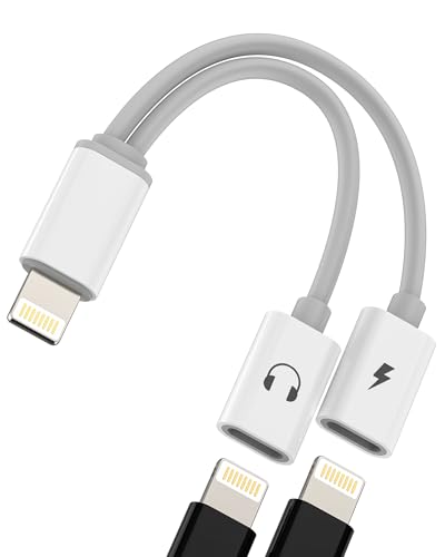 Ya en manzanajugosa.com: Adaptador Lightning Auriculares 2 en 1 Doble Jack para iPhone 14 13 12 Pro MAX Cable Audio Cargador Conector Certificado MFI para Apple Auxiliar Adapter para iPad Lighting Headphones Accesorios Coche