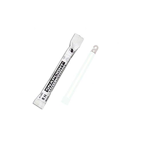 Cyalume 8H - Bastone luminoso Snaplight, 15 cm, colore: Bianco
