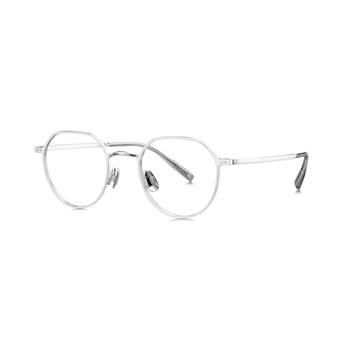 Image of BOLON Lightweight Full Titanium Round Eyeglass Frames BT1559 Meridian 48mm | Exclusive Eyewear Brand of EssilorLuxottica