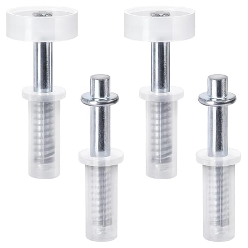 Durable kit de herrajes con 8 ruedas guía para puertas plegables para reparación de clóset miniatura 1