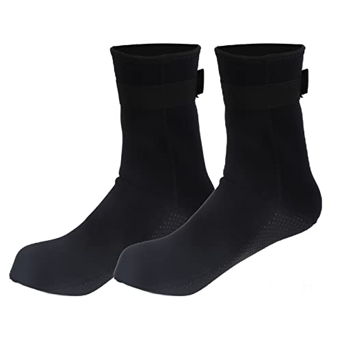 Calcetines de buceo de neopreno, calcetines de surf, transpirables, elásticos, antideslizantes, calcetines de neopreno para hombres y mujeres (M)
