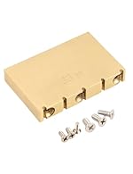 This is a direct replacement tremolo block for Gotoh GE1996T Floyd Rose Style locking tremolo system, provide stability and high-quality sound for electric guitars. Solid brass material with precise digital CNC processing technic, this brass block wi...