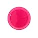 Party Essentials Hard Plastic 6-Inch Round Party/Dessert Plates, Neon Pink, 20-Count