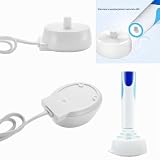 FiTspi Elektryczna ładowarka do szczoteczek do zębów Braun Oral-B Series D12 D20 D16, adapter do szczoteczki do zębów, uniwersalna ładowarka z portem USB
