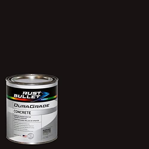 Rust Bullet 850154005716 Duragrade Concrete Floor Paint 1 Quart - High-Performance Concrete Paint - Easy To Apply Concrete Coating - Patio Paint Outdoor Concrete thumb #1