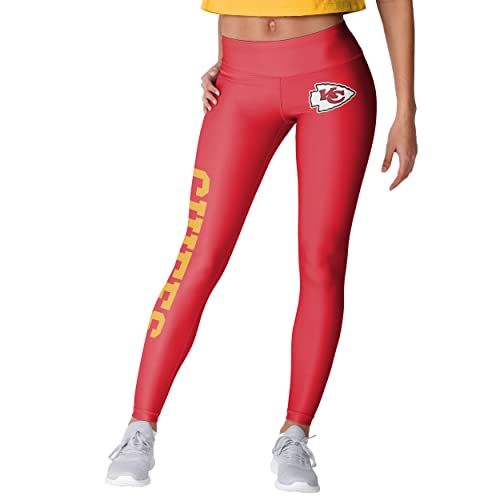 Leggings NFL para mujer de color sólido con símbolo grande talla M