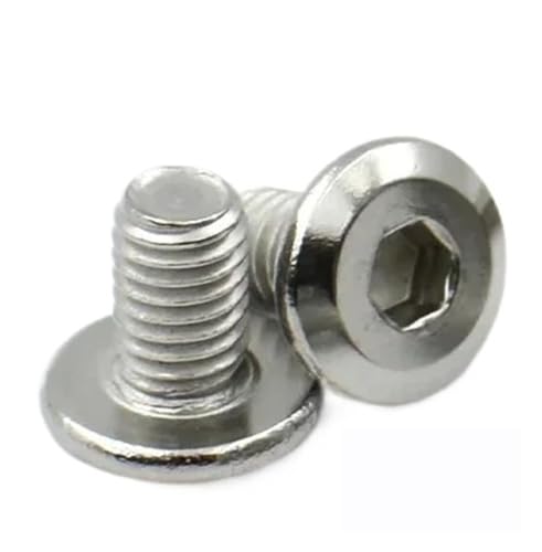 Tornillos de cabeza plana M4 para arreglar holguras en muebles con perno de unión pasante de 35mm