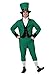 St. Patrick's Day Adult Leprechaun Costume for Men, Costume with Tailcoat Jacket, Vest, Pants, and Hat X-Large