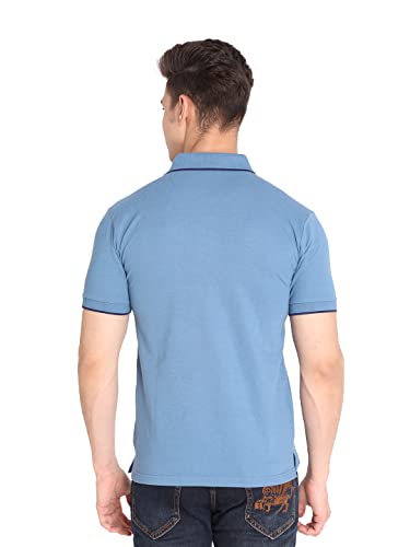 Image of CHKOKKO Men's Polo Cotton Regular Fit Half Sleeves T-Shirt with Pocket