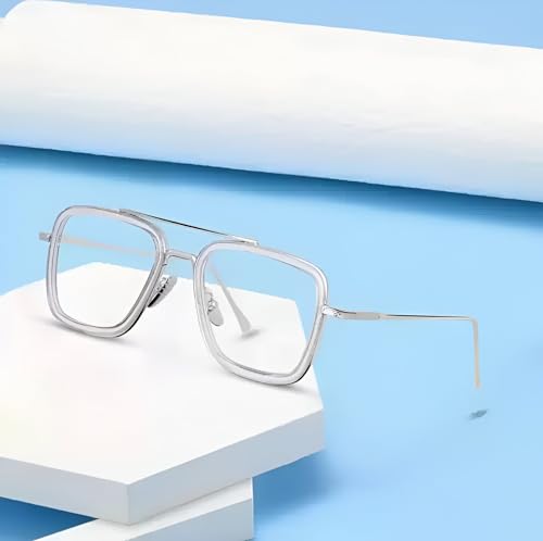 Image of ARICKS Tony Stark Style Blue Light Blocking Glasses for Men Women, Iron Man and Spider-Man Computer Gaming Glasses by Computer /Tablet /Laptop /Mobile