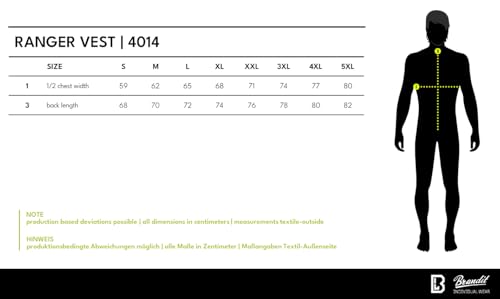 Foto von Brandit Ranger Vest, Farbe: olive, Größe: XL