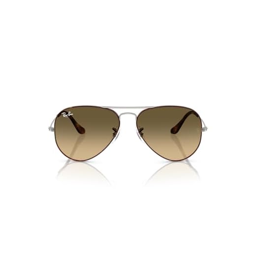 Óculos de Sol Ray-Ban Aviator Large Metal 0RB3025 92700A Tam 62 / Marrom Havana / - Lentes Marrom Gradiente