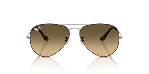 Óculos de Sol Ray-Ban Aviator Large Metal 0RB3025 92700A Tam 62 / Marrom Havana / - Lentes Marrom Gradiente