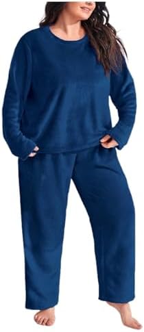 Pigiama Donna Collo Alto Termico In Pile – Morbido E Accogliente Per L'inverno, Perfetto Come Abbigliamento Da Casa E Lounge