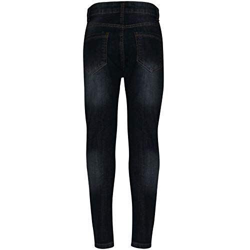 Kids Girls Skinny Jeans Denim Ripped Frayed Stretchy Fashion Pants Jeggings 5-132
