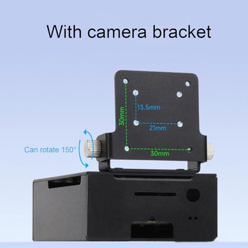 Gabinete de refrigeración Dpofirs para Lite, gabinete de computadora de aleación de aluminio con disipador de calor y ventilador, carcasa para PC de placa única miniatura 3