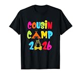 Cousin Camp 2026 Family Grandma Grandpa Summer Vacation T-Shirt