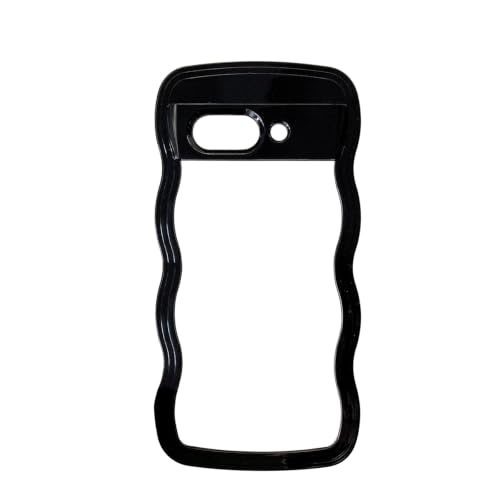 TRIPLE RIVER�EFor Pixel11 Pro XL �P�[�X �N���A �E�F�[�u �g�^ �Ȃ݂Ȃ� �J�o�[ �w�ʓ��� �ϏՌ� TPU+ �A�N���� �g�� ���� For �O�[�O�� �s�N�Z��11 �v��XL(�N���A�u���b�N)