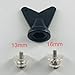 Menolana 12x Football Shoe Spikes Replacement Spikes Turf Firm Ground Rugby Soccer Shoe Spikes for Athletic Sneakers Competition