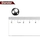 sourcing map 12Stk Präzisionskugeln 13mm Durchmesser G200 201 Edelstahl für Lager