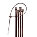 Produktbild 200 x 4,8 mm Kabelbinder Braun Industriequalität UV beständig 200 Stück