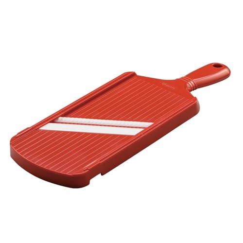 Kyocera Advanced Ceramic Wide Julienne Slicer, Red