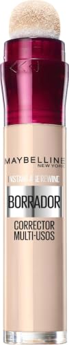 Maybelline New York Instant Anti-Age Corrector de Ojeras, 03 Fair | Corrector Multiusos, Cobertura Modulable, Enriquecida con Bayas de Goji y Haloxyl, Acabado e Hidratado, Instant Anti-Age