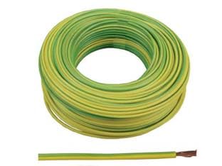 100MT CAVO ELETTRICO UNIPOLARE ANTIFIAMMA GIALLO/VERDE - 1x mmq.1,5 colore giallo/verde NextradeItalia Mod.FERX.FERPBJCG