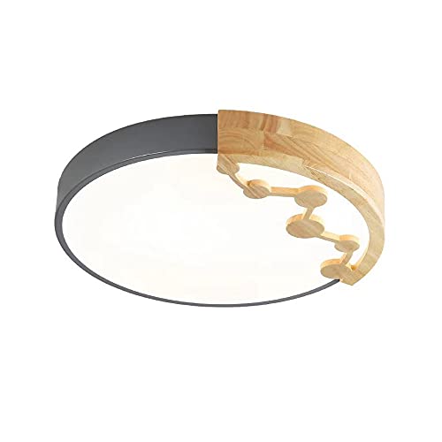 Lustre de plafond LED dimmable sans étape avec télécommande pour chambre