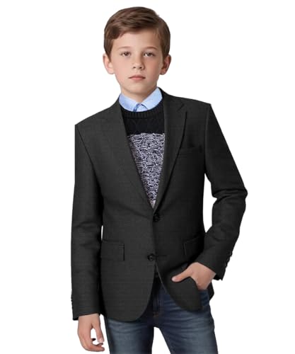 Tweed Herringbone Boys Blazer Classic Jacket for Boy Casual Jacket Formal Tweed Patterned Sport Coat