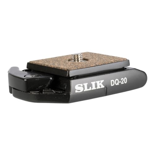 Slik DQ-20 Compact Quick Release Adapter Set - Large, Black (618-742)
