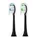 JetWave Sonic Toothbrush Replacment Brush Heads (2 Black Brush Heads)